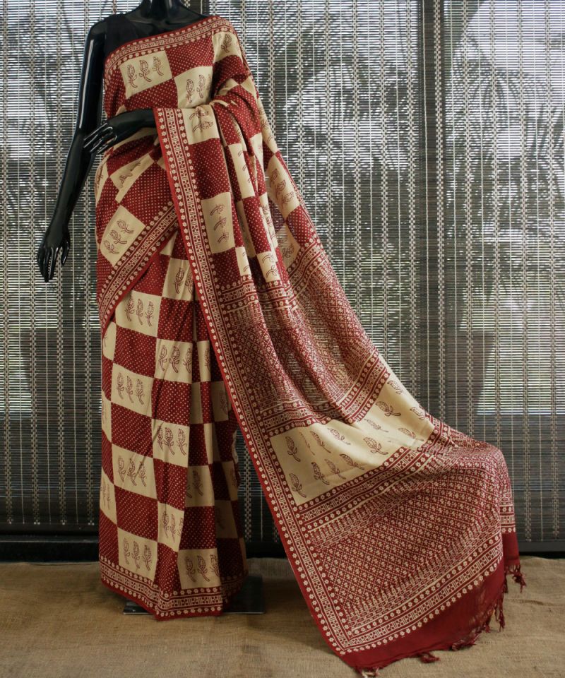 Jawariya Dana cotton saree 002