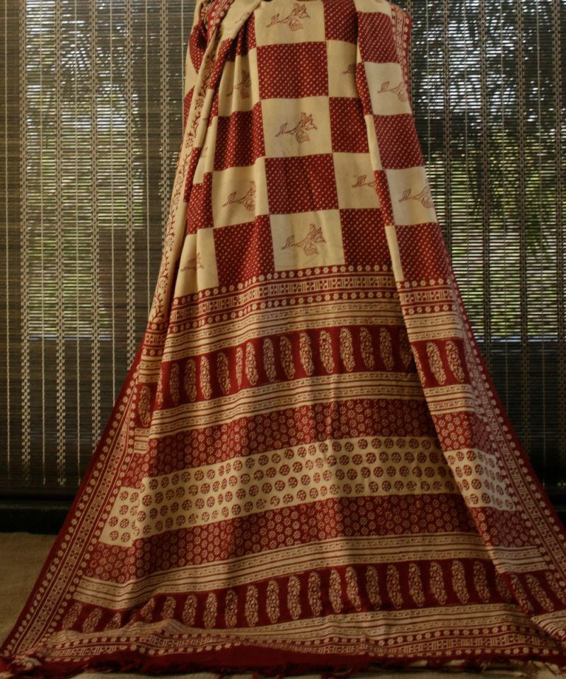 Jawariya Dana cotton saree 006