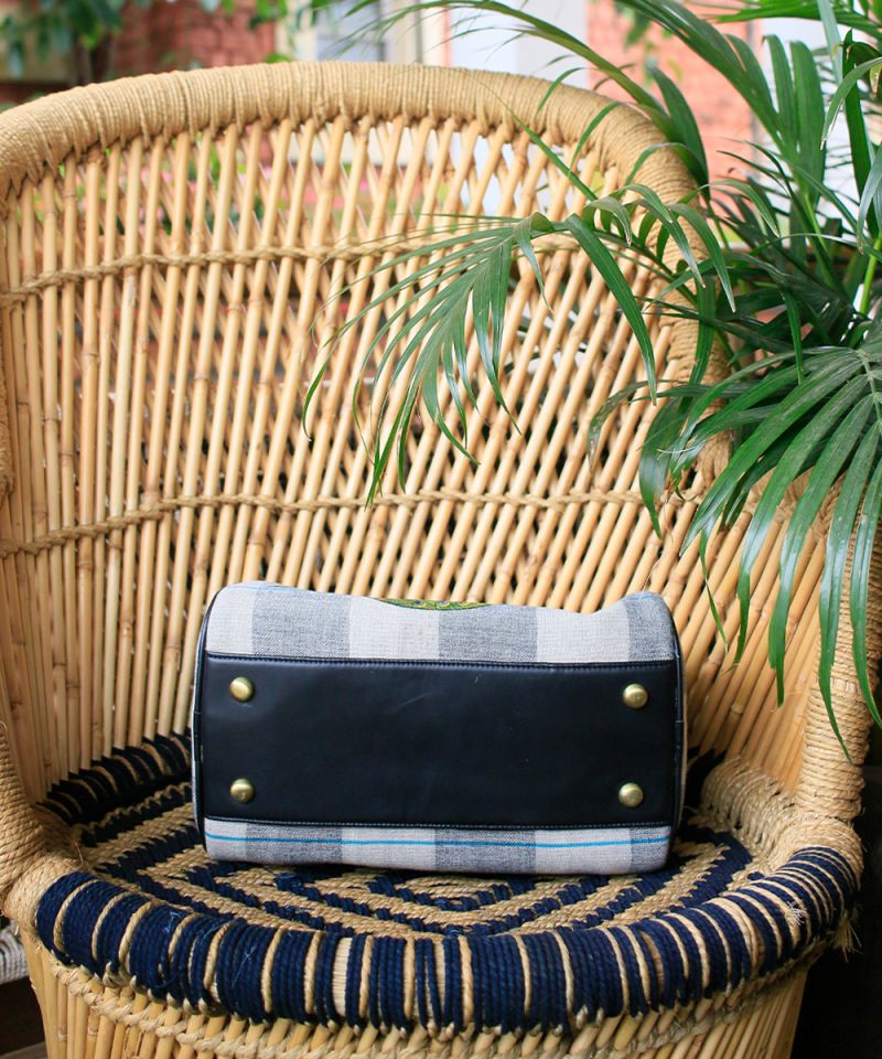 Pichwai Hand Painted Duffel Bag 001