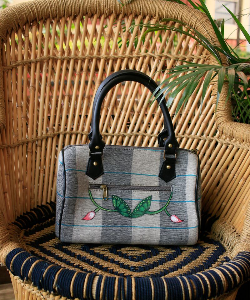 Pichwai Hand Painted Duffel Bag 002