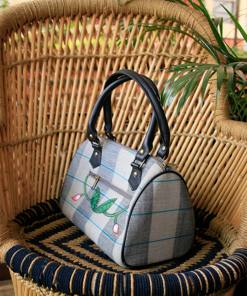 Pichwai Hand Painted Duffel Bag 002