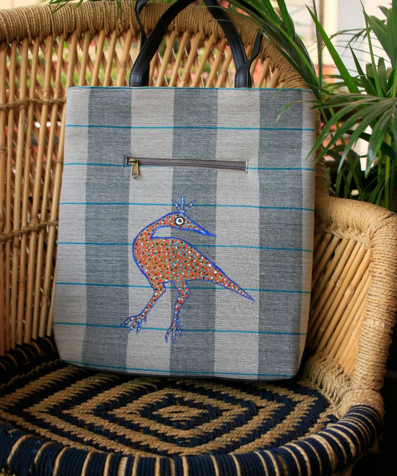 Bhil Hand painted Tote Bag 001