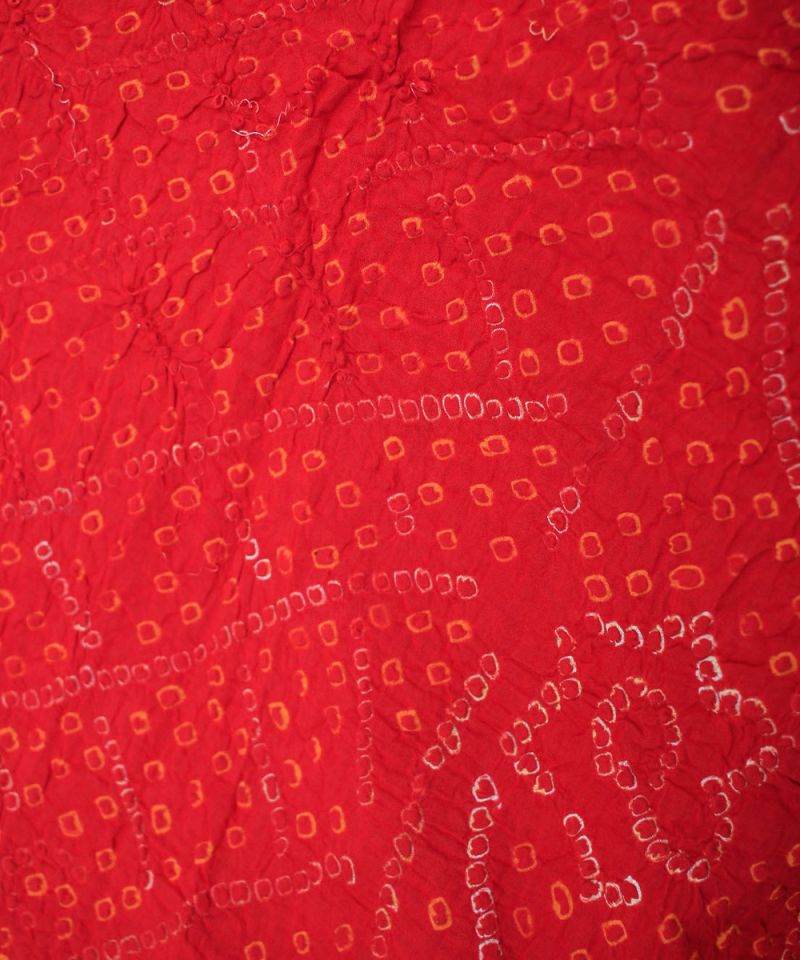 Red Bandhani Cotton Dupatta
