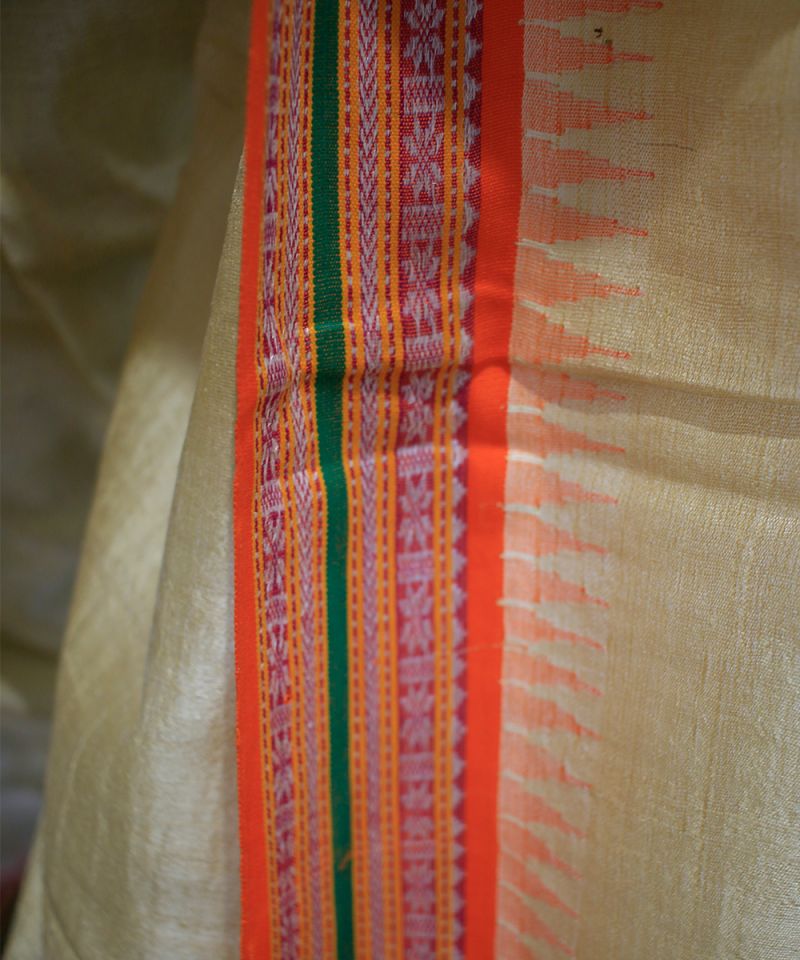 Karvati Kinar Vidarbha Tussar Saree 002