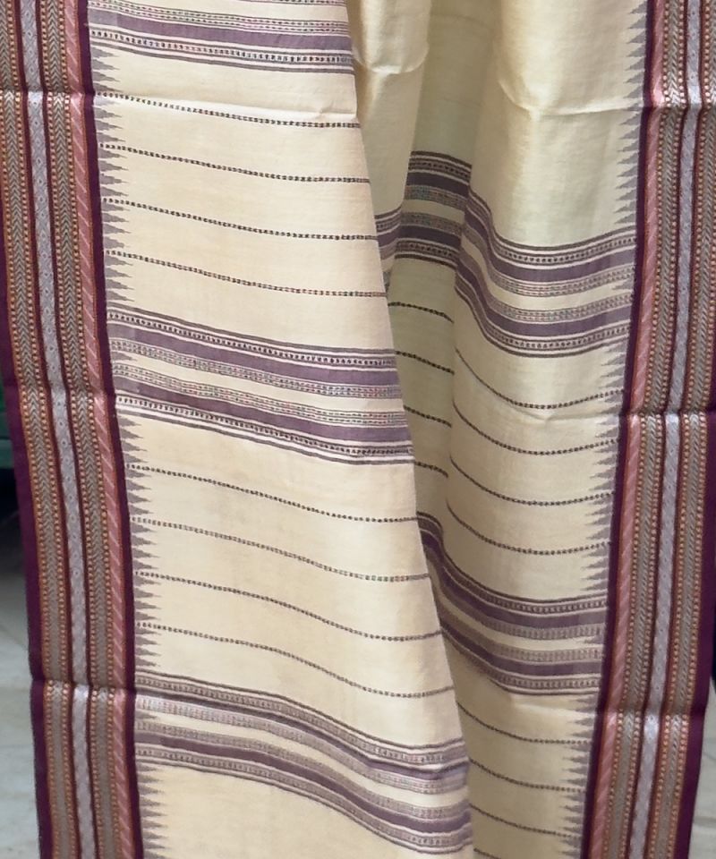 Karvati Kinar Vidarbha Tussar Saree 001