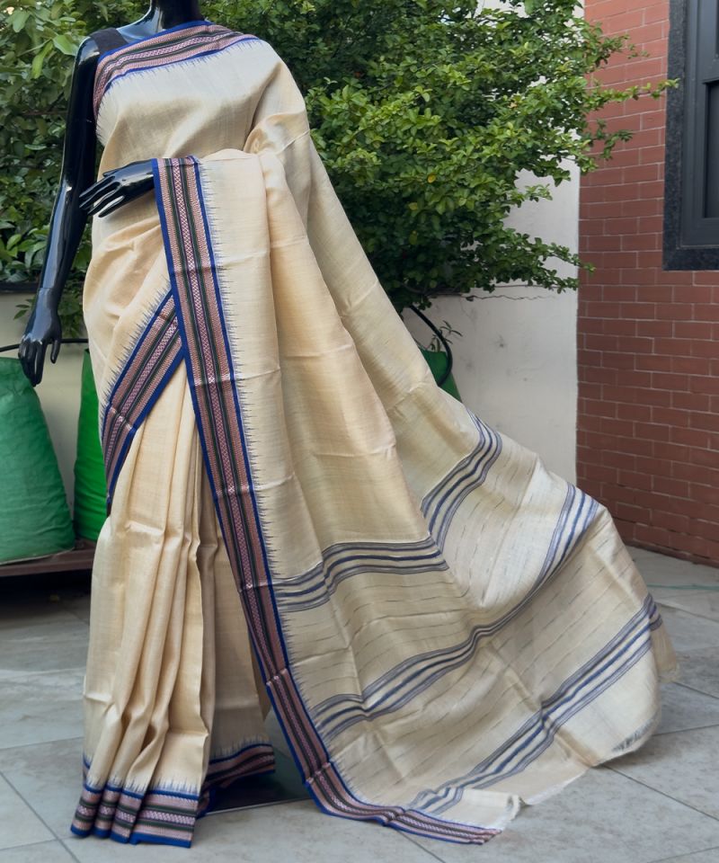 Karvati Kinar Vidarbha Tussar Saree 006