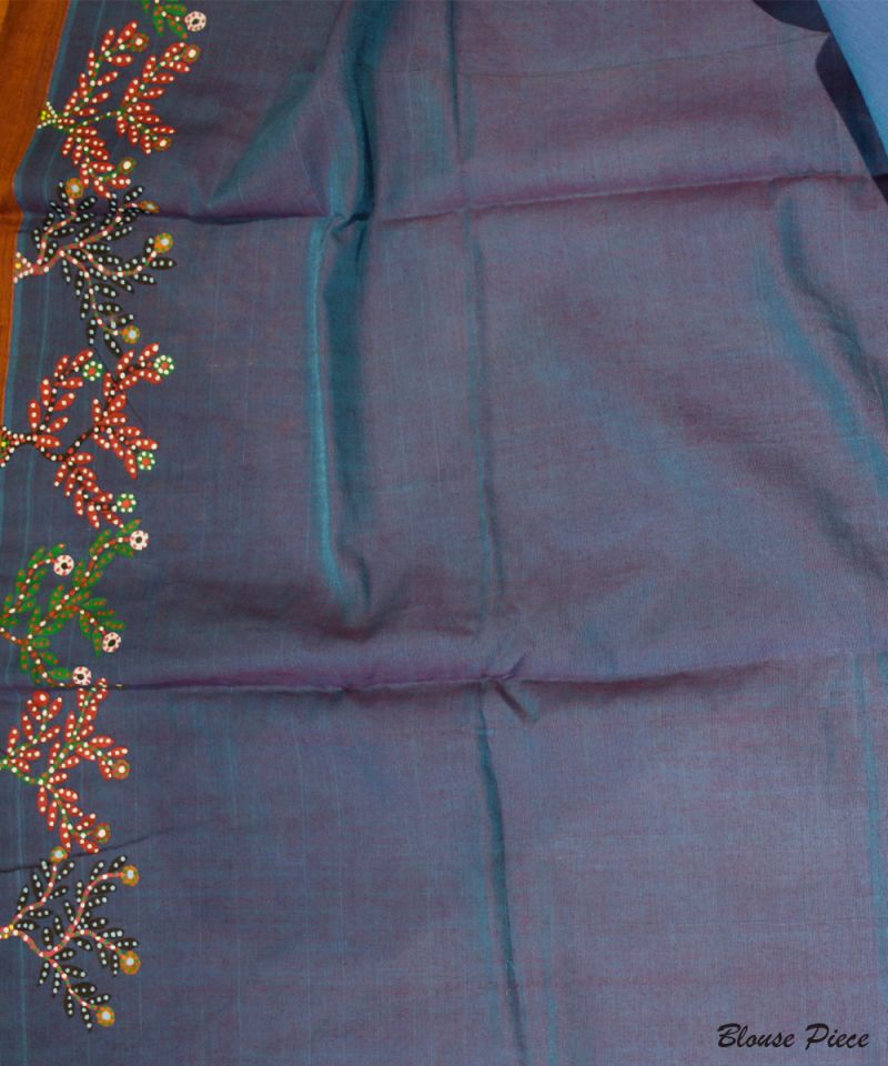 Bhil Hand Painted Saree 010