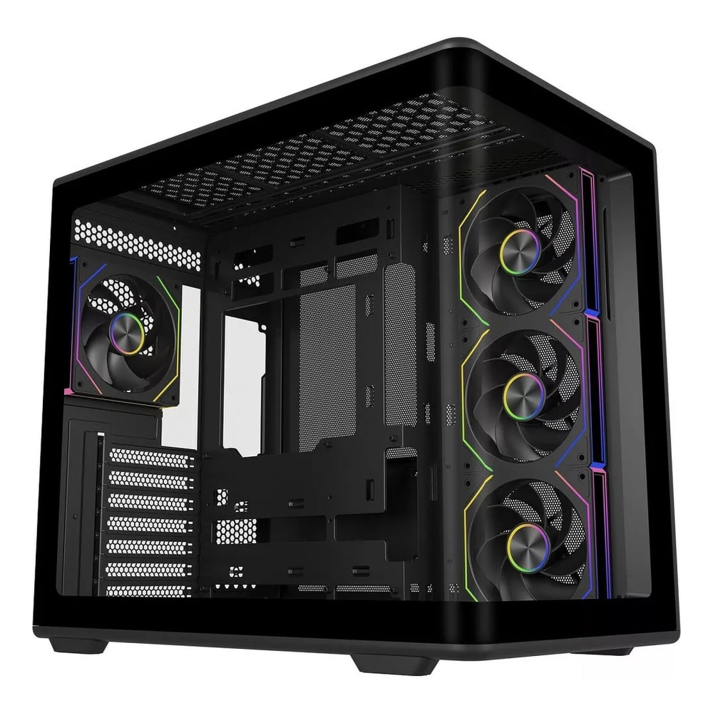 Gabinete Cooler Master Elite 600 Argb Vidrio Negro