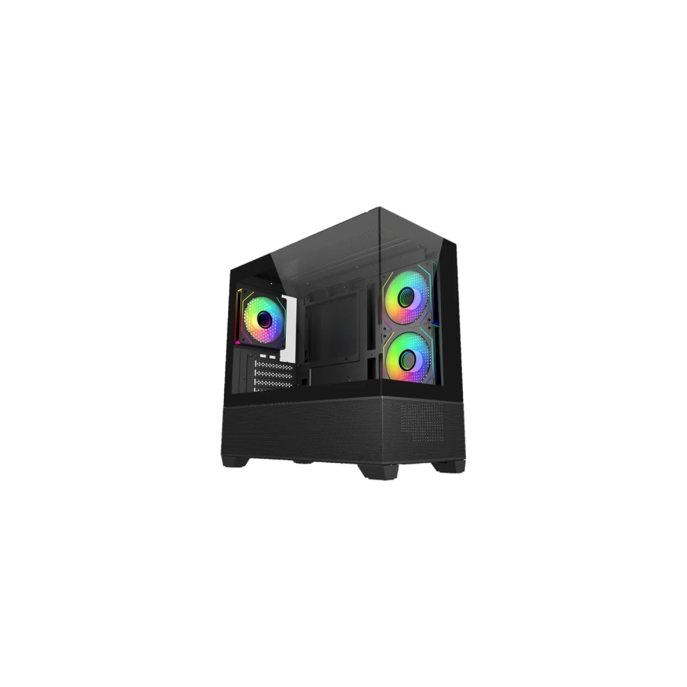 Gabinete Cooler Master Elite 490 Argb Vidrio Negro
