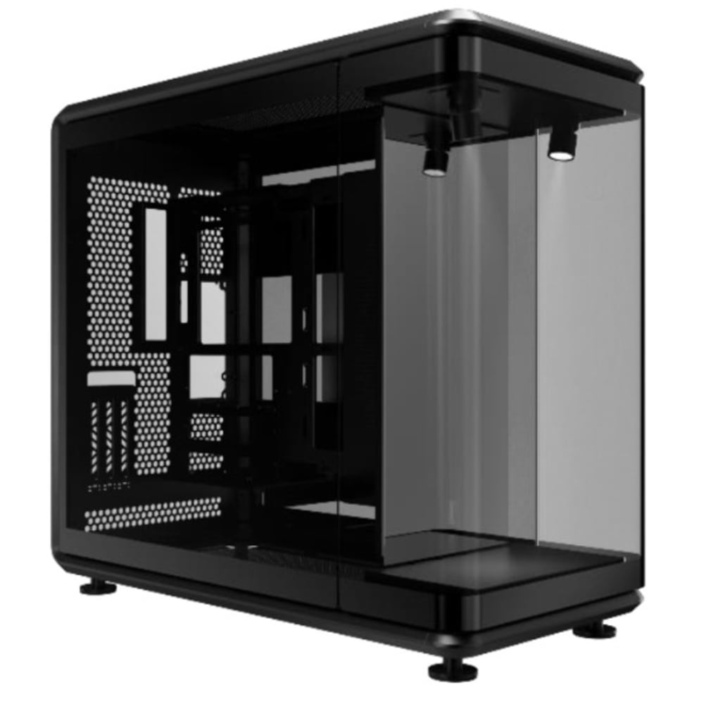 Gabinete Cooler Master Masterframe 360 Panorama Negro