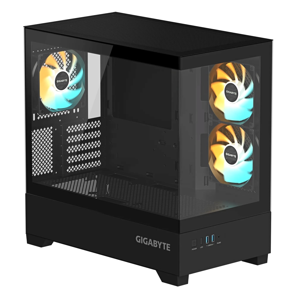 Gabinete Gigabyte C201 Panoramic Negro