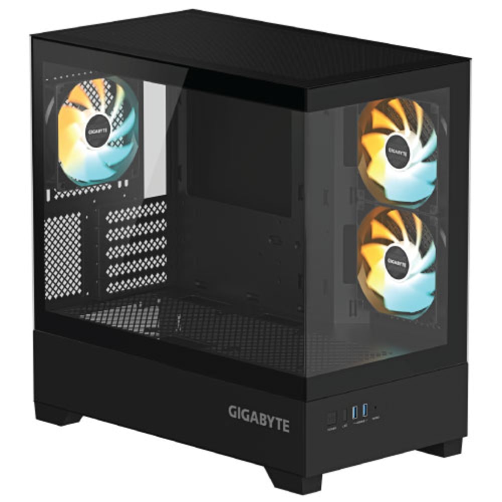Gabinete Gigabyte C201 Panoramic Negro