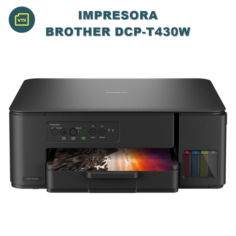 Impresora Multifuncion Brother Dcp-t430w Wifi Tinta