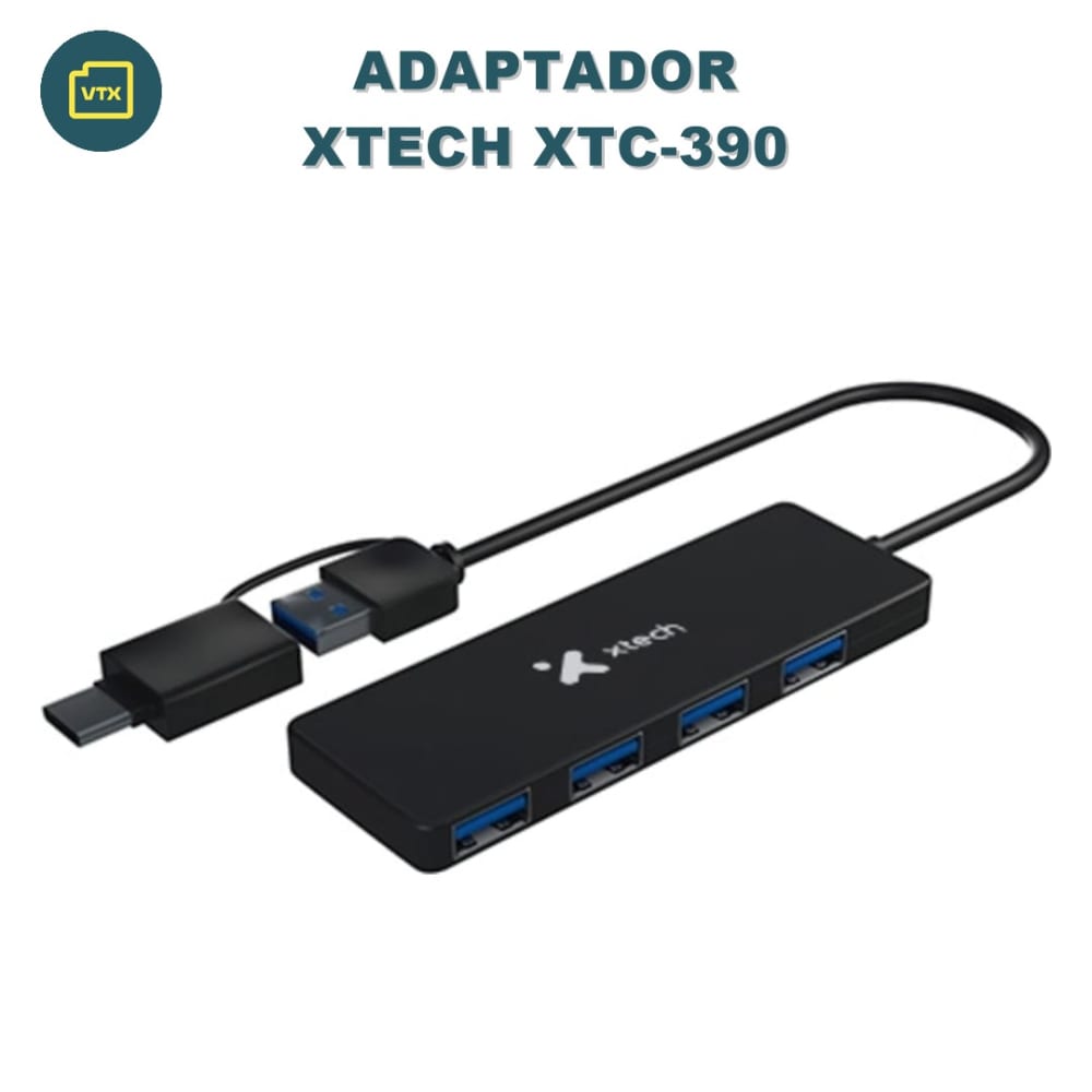 Adaptador Xtech Extension Usb 3.0 4 Puertos Xtc-390