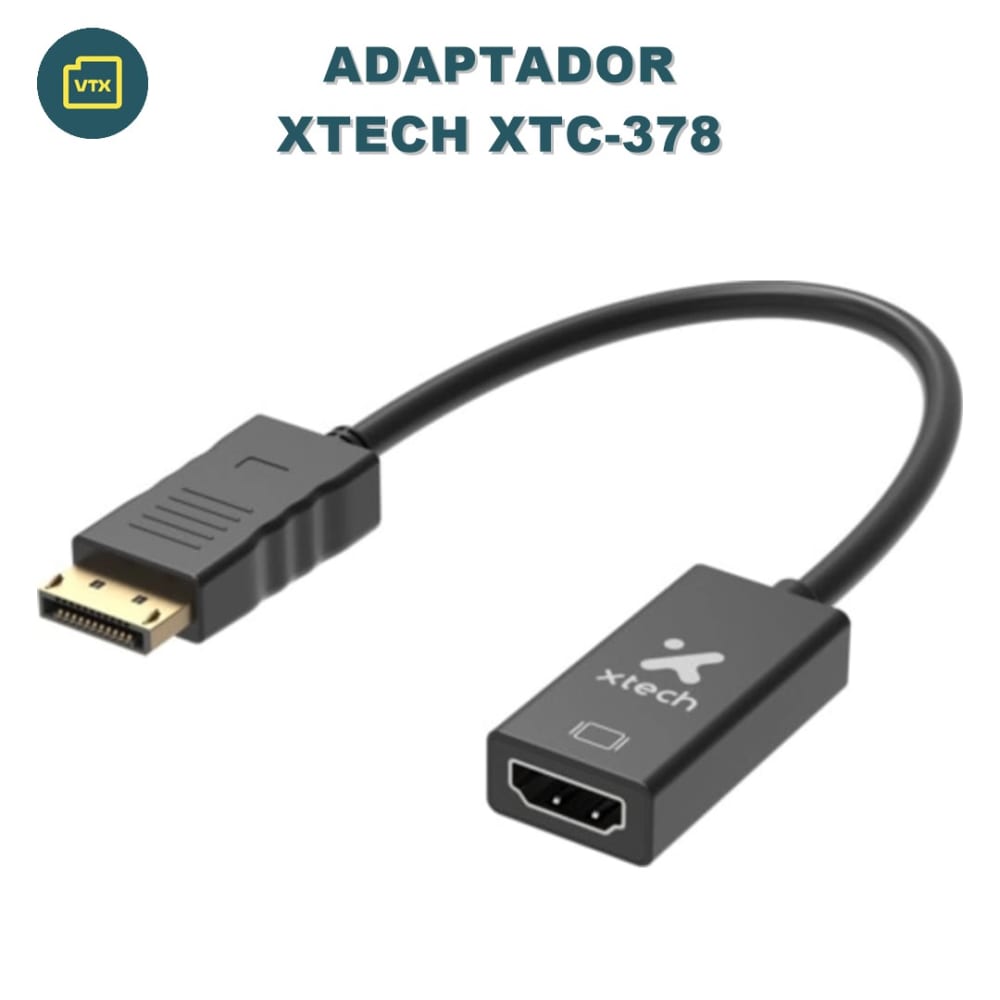 Adaptador Xtech Displayport A Hdmi Xtc-378