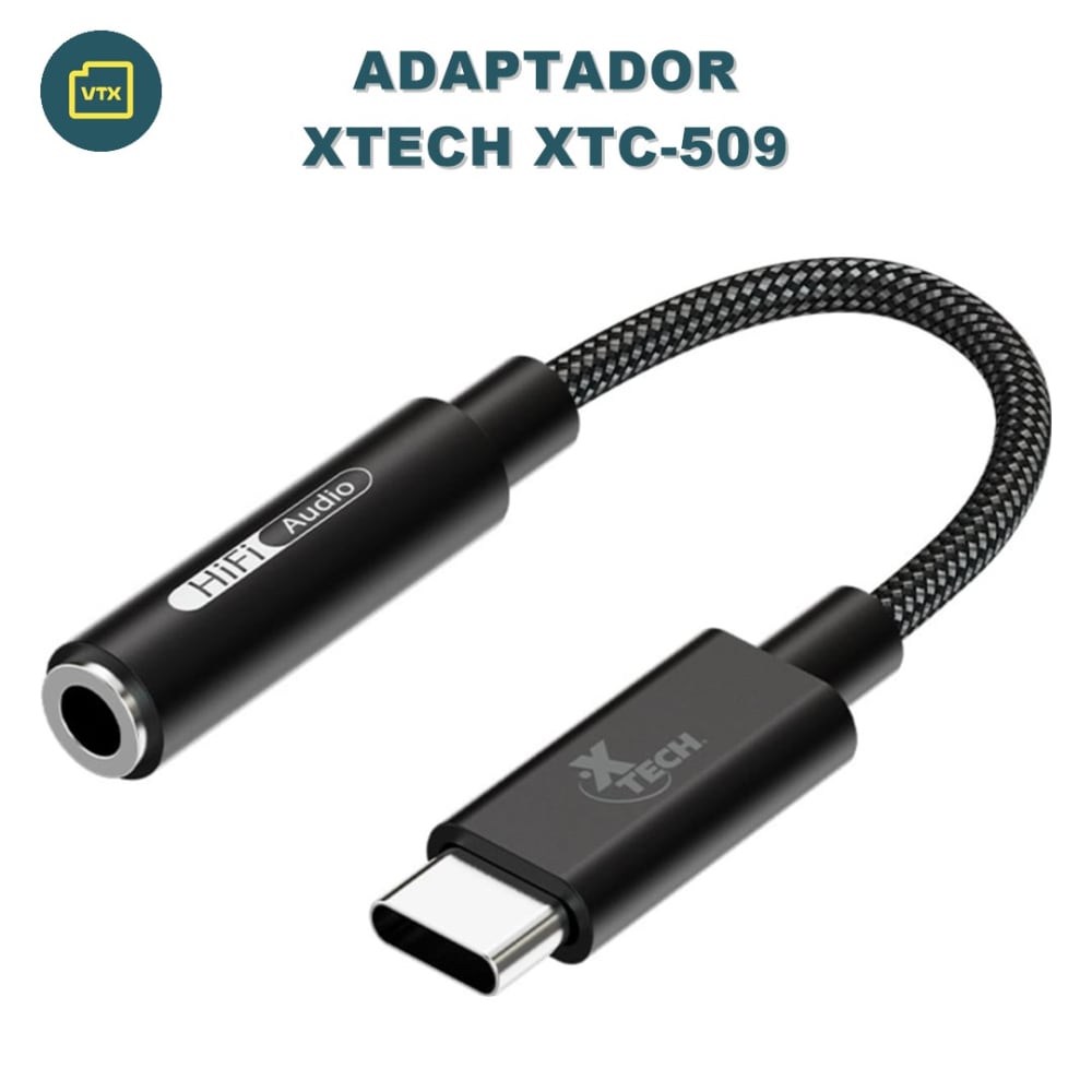 Adaptador Xtech Usb-c A Auricular 3.5 Mm Xtc-509