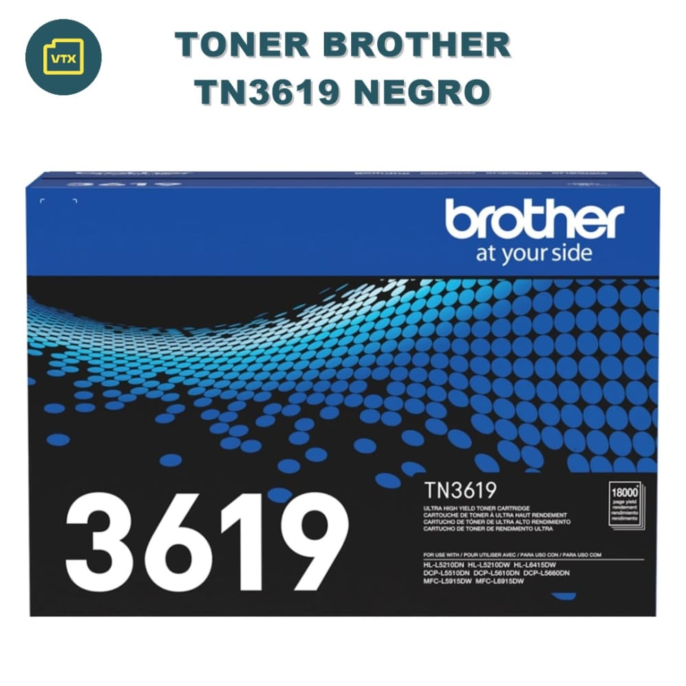 Toner Brother Tn3619 Negro
