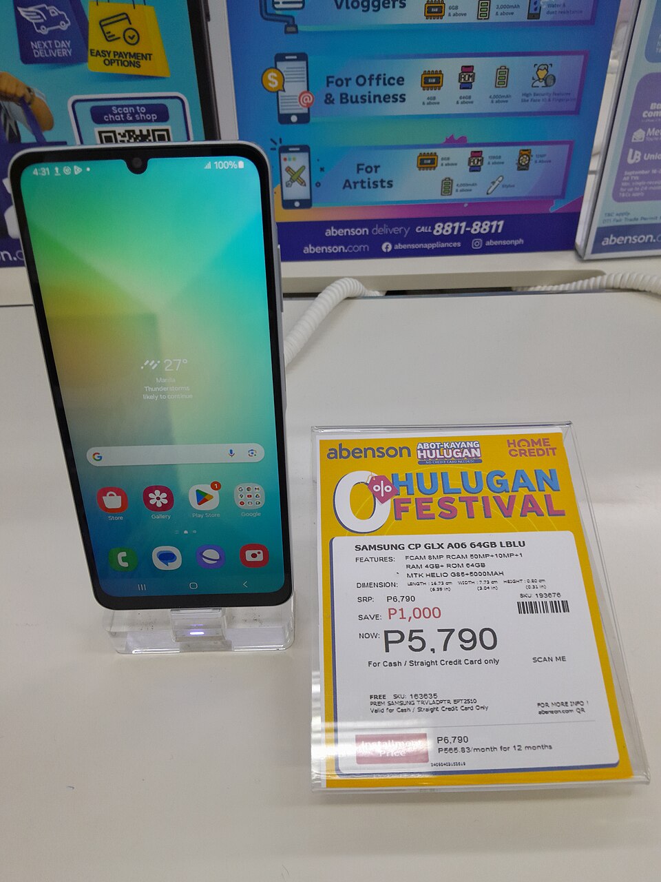 Hard Reset Samsung Galaxy A06: como restaurar com segurança em Goiânia