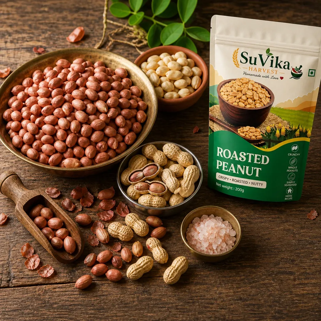 Roasted Peanut — ingredients with pouch