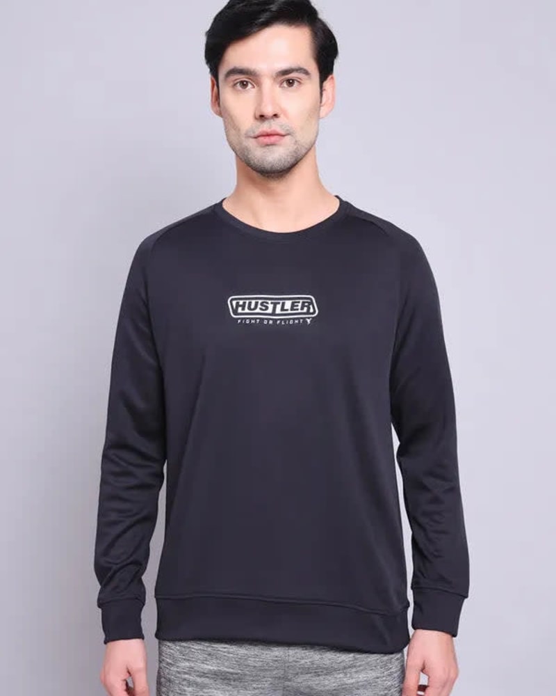 Crew Sweatshirt (Black) — Sweatshirts high-resolution detail view