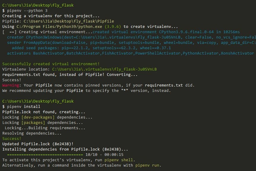 Python虛擬環境建置&安裝套件