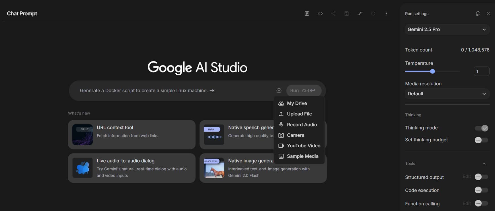 Google AI Studio