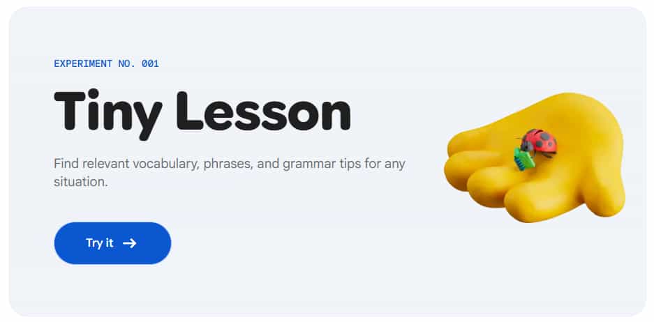 Tiny Lesson