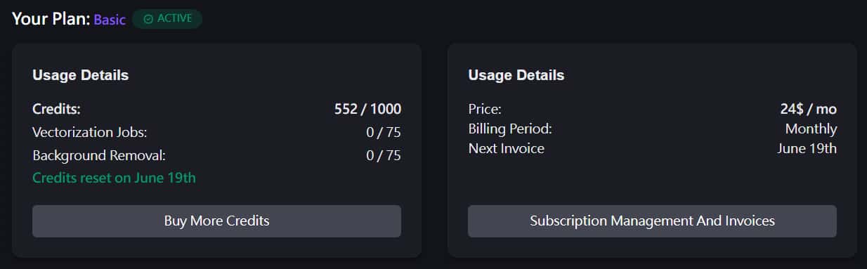User profile 頁面