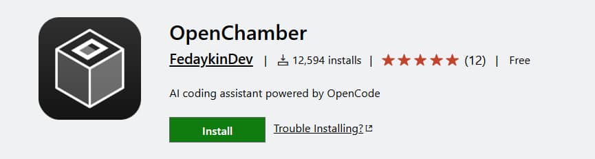 「OpenChamber」VS Code 延伸模組(Extension)