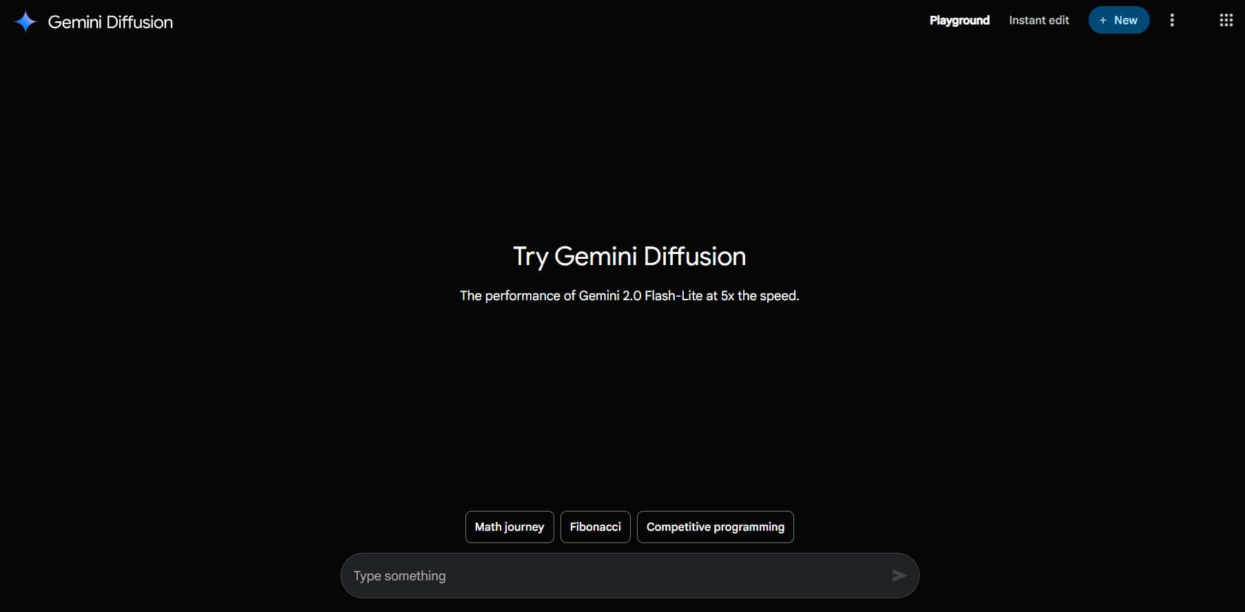 Gemini Diffusion 試玩網站