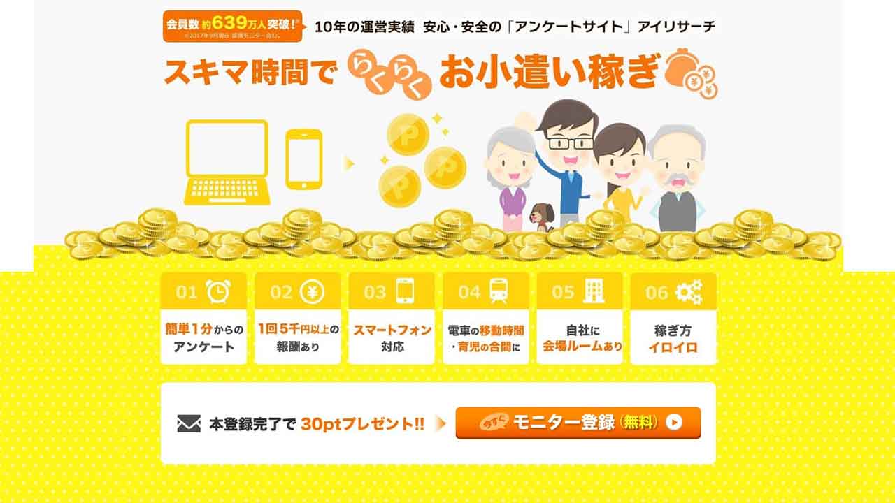 アンケートで副業
