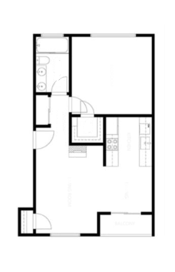 Plano 2D en blanco y negro
