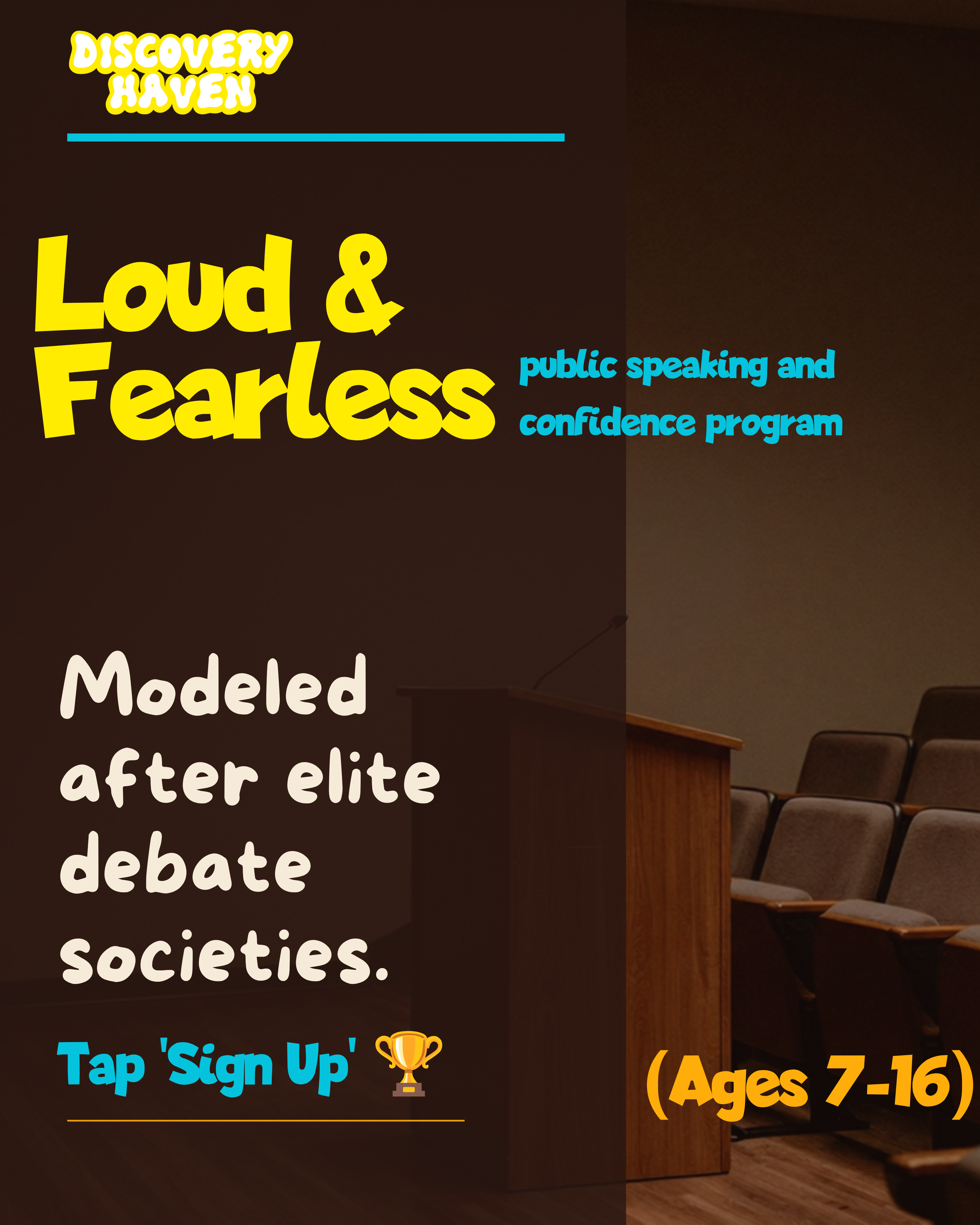 Modeled after elite debate societies