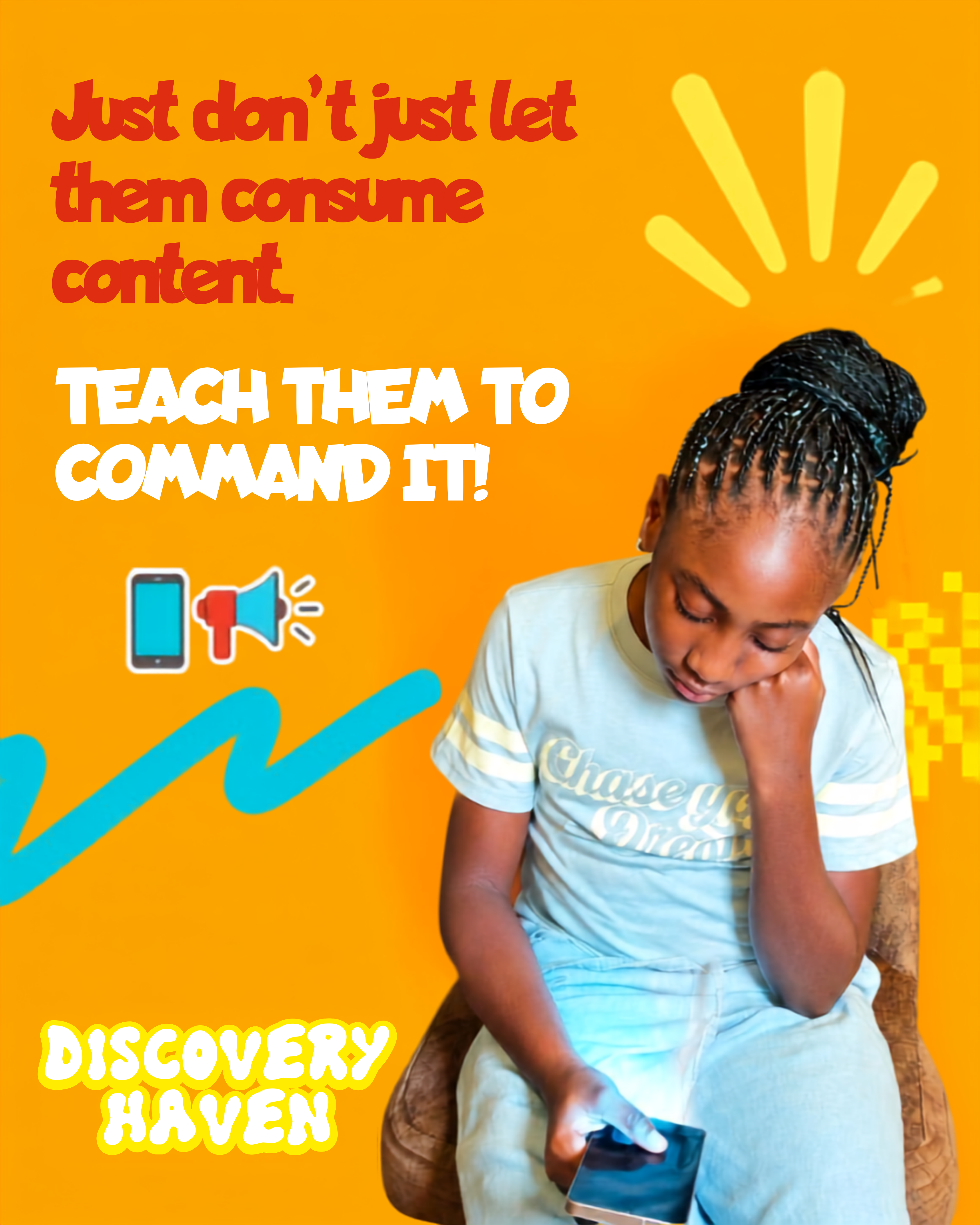 Don't just let them consume content