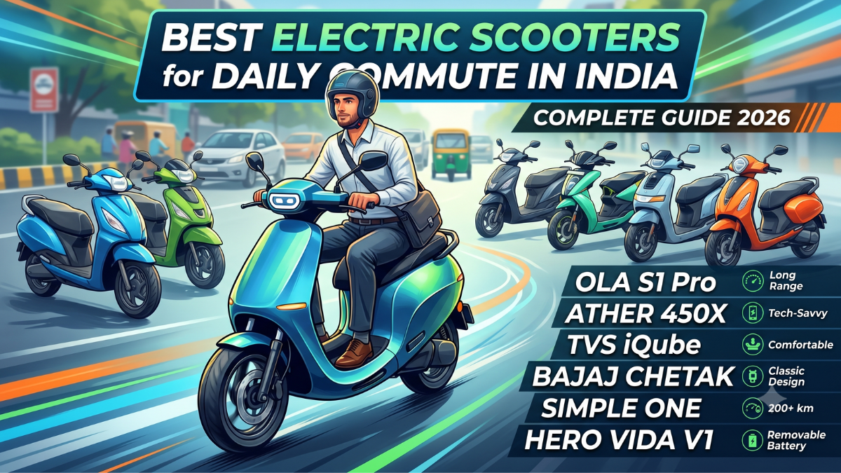 Best Electric Scooters for Daily Commute in India (Complete Guide 2026)