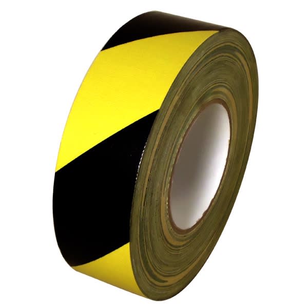 Black & Yellow Hazard Warning Duct Tape 2 in. x 60 yds