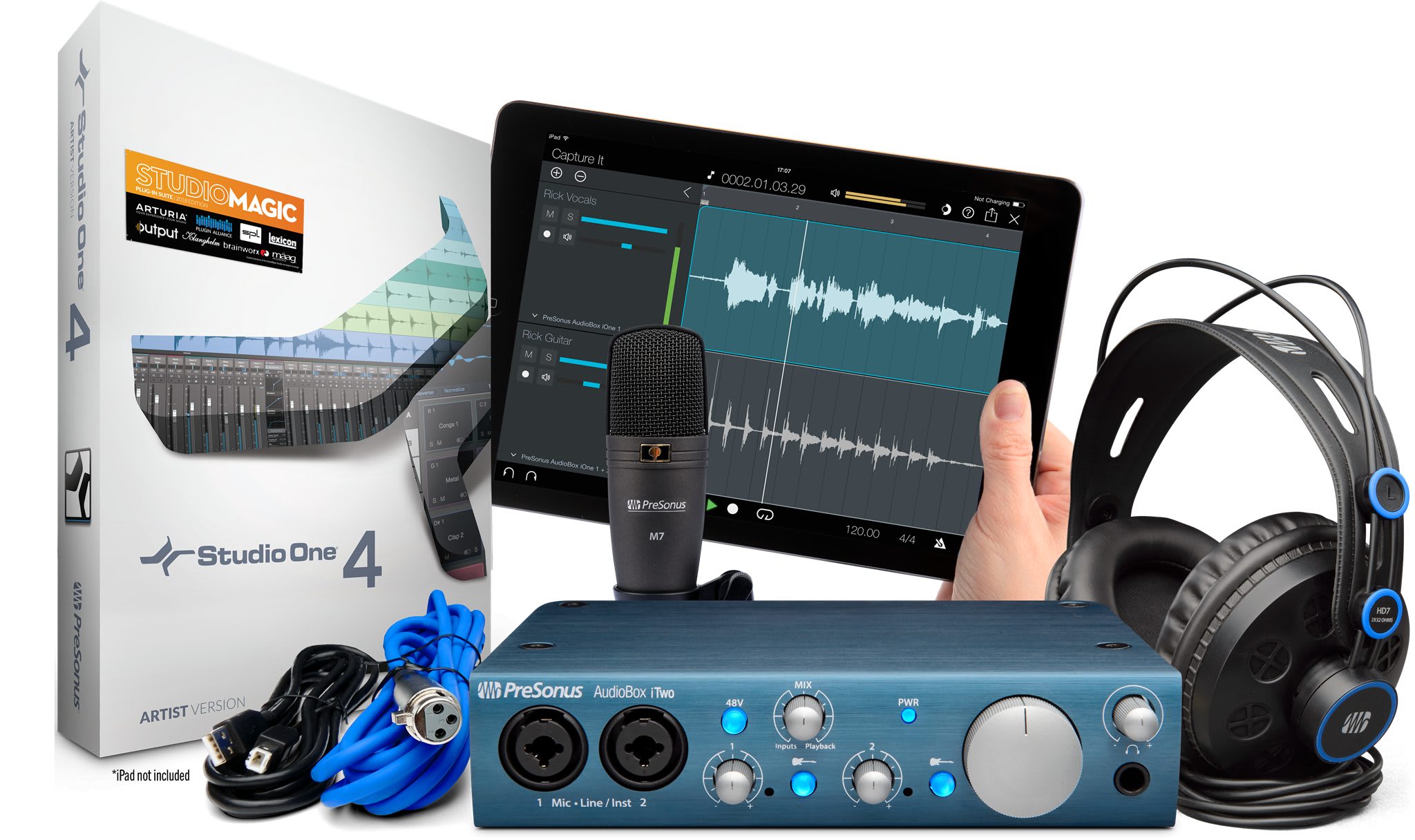 Presonus AudioBox iTwo Studio for solo Podcaster -