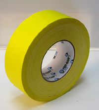 ProTapes Pro Gaff YELLOW GAFFERS TAPE 2/" x 55 yd Roll