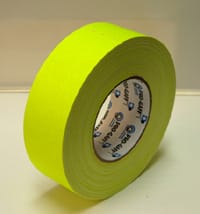 Cinta De Tela Fluorescente 12 mm X 22,8 Metros Amarillo Pro-Gaff