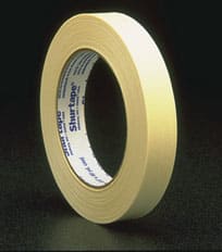 Wod GPM-63 Masking Tape 1/2 inch for General Purpose/Painting - Case of 72 Rolls - 60 Yards per Roll