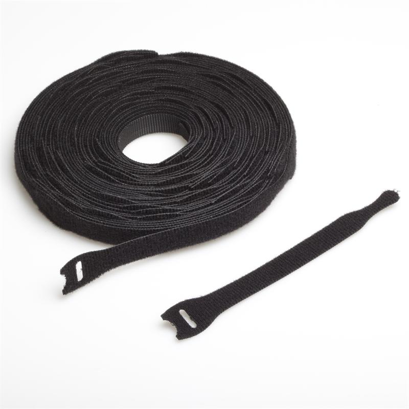 VELCRO Brand 8 in. Black Cable Ties 25-Pack