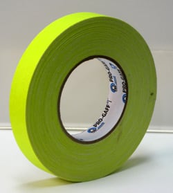 Pro Gaff Yellow Gaffers Tape 1 x 55 Yard Roll