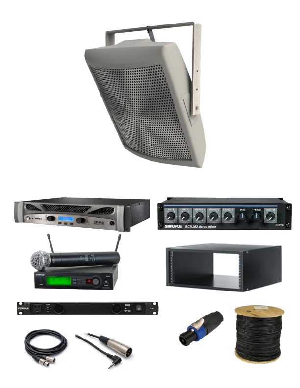 Filed Sound System Track All Weather Sound System with 1 high output speaker - Jireh Supplies