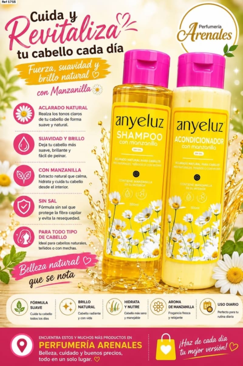 Combo shampoo y acondicionador 3