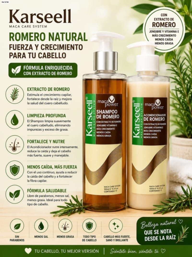 Combo shampoo y acondicionador 11