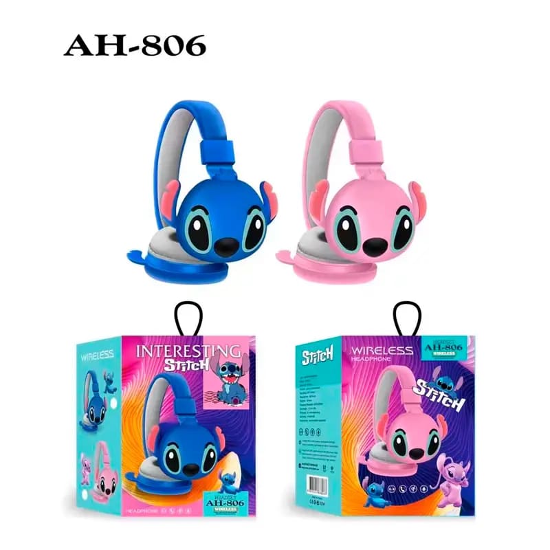 AURICULAR BLUETOOTH VINCHA MUÑECOS PERSONAJES 4