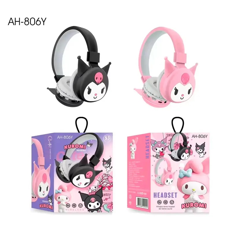 AURICULAR BLUETOOTH VINCHA MUÑECOS PERSONAJES 5