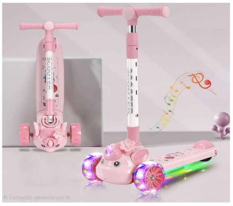 Scooter Infantil Musical con  Luces 2