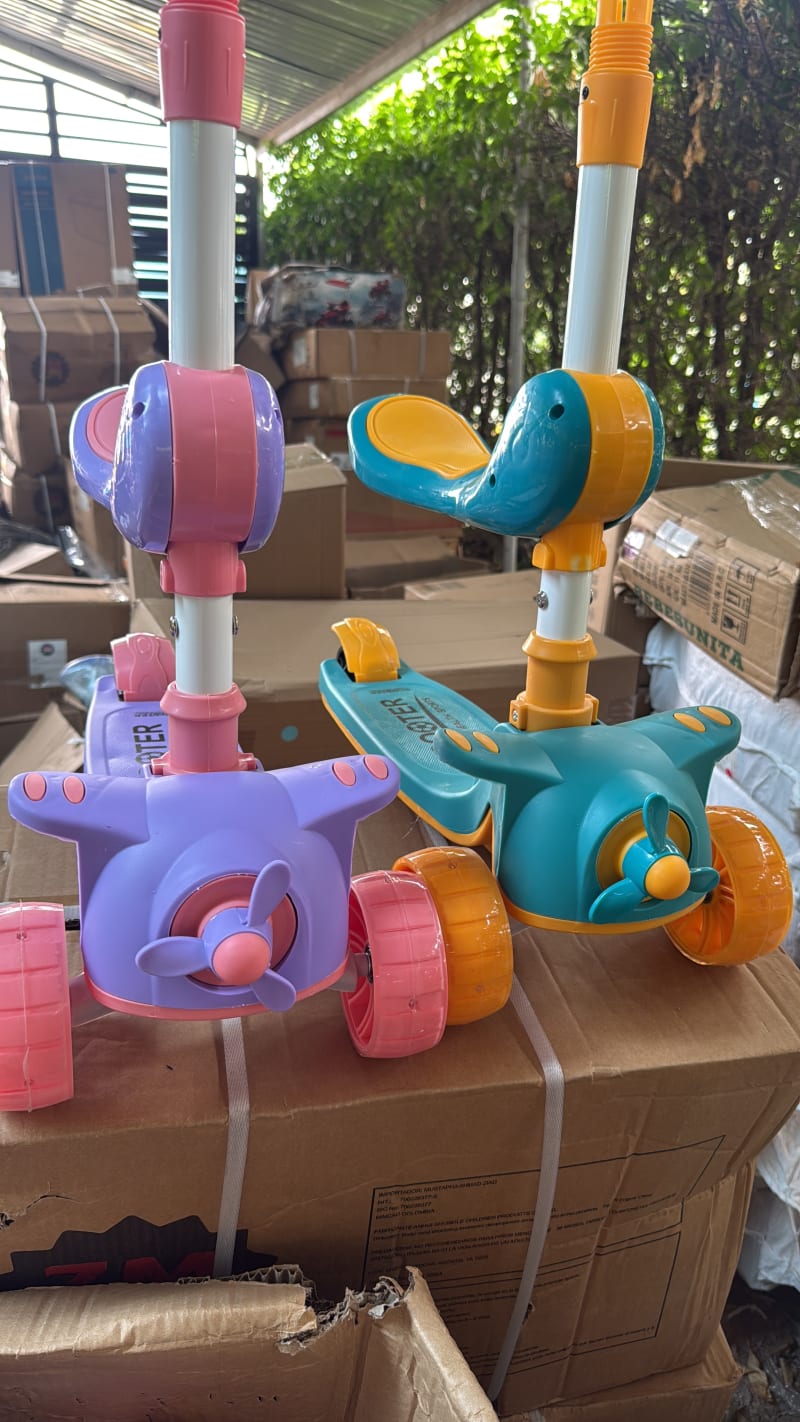 Scooter Infantil 3 en 1 Tipo Avión 2