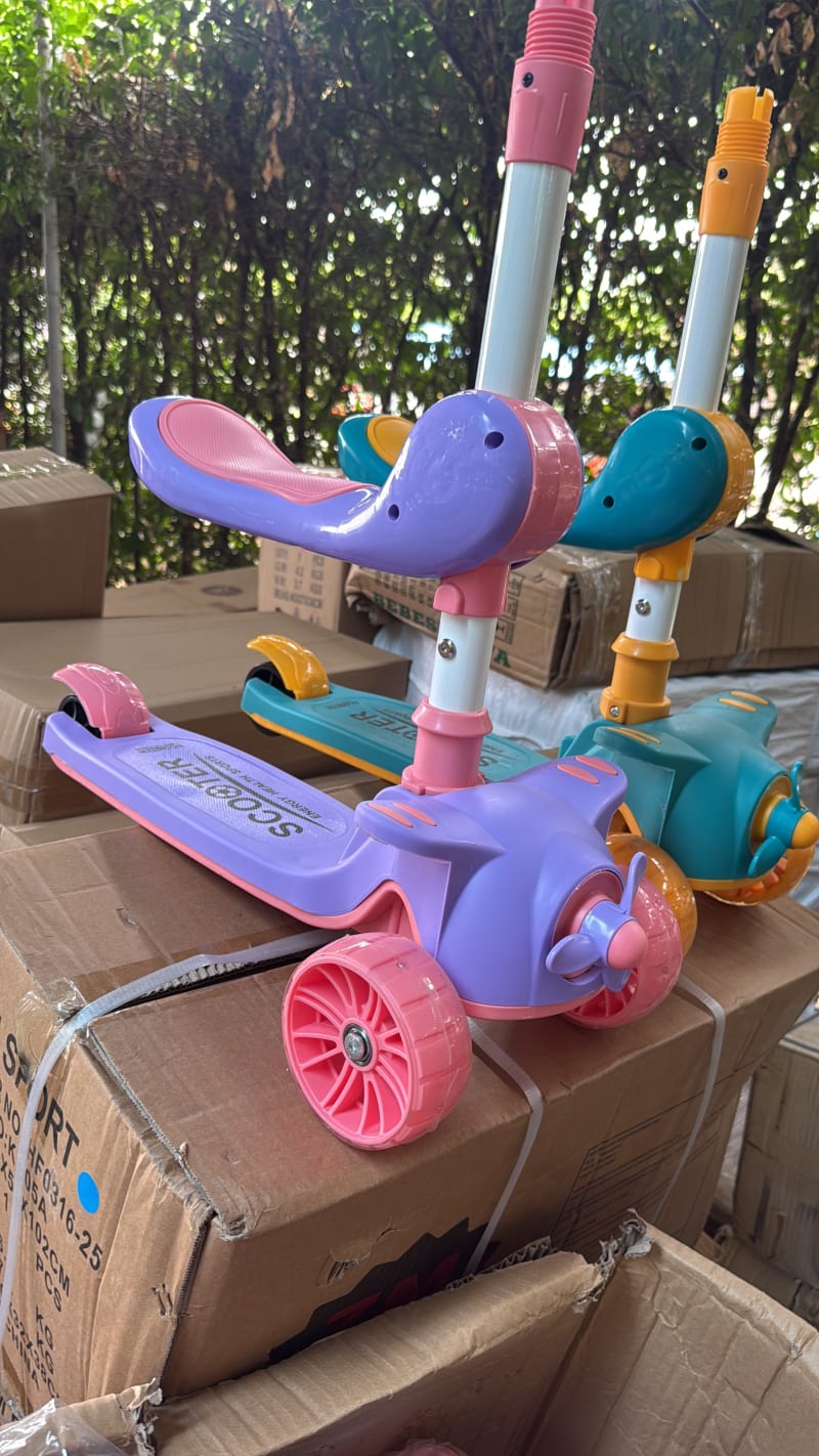 Scooter Infantil 3 en 1 Tipo Avión 3